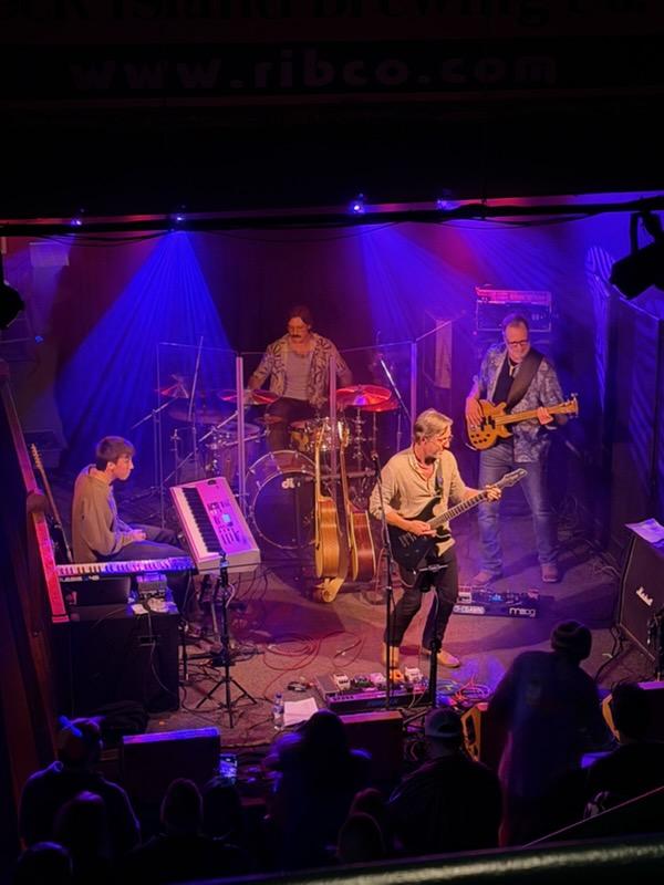 Band on stage at RIBCO